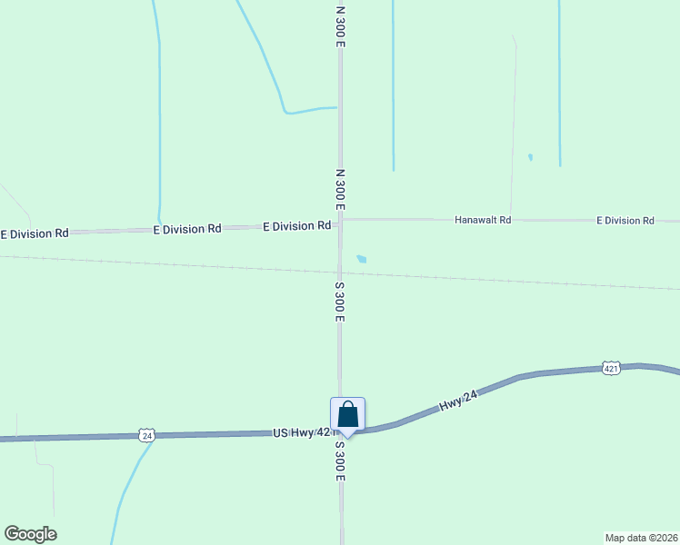 map of restaurants, bars, coffee shops, grocery stores, and more near 111 South 300 East in Monticello