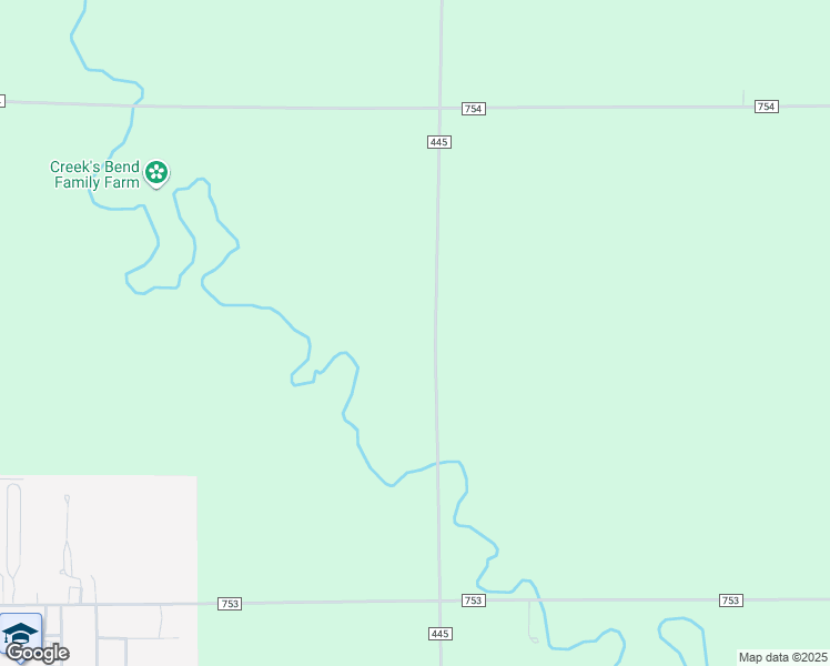map of restaurants, bars, coffee shops, grocery stores, and more near 75349 County Road 445 in Overton
