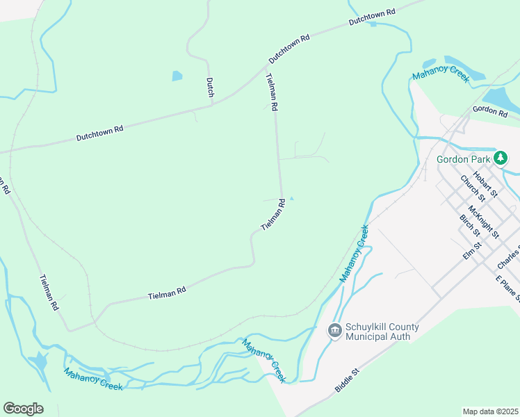 map of restaurants, bars, coffee shops, grocery stores, and more near 293 Tielman Road in Ashland
