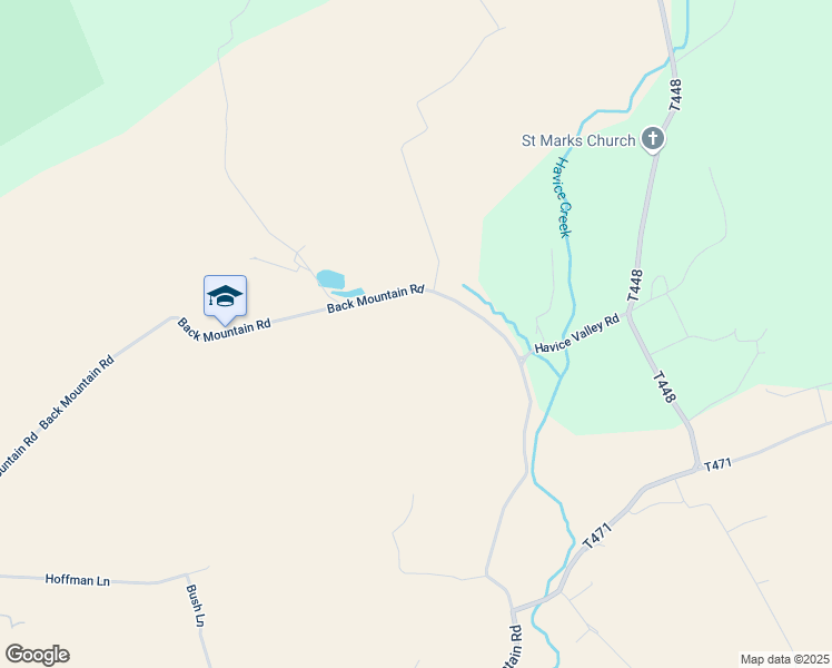 map of restaurants, bars, coffee shops, grocery stores, and more near 10820 Back Mountain Road in Milroy