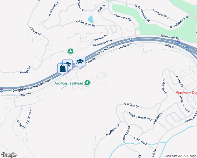 map of restaurants, bars, coffee shops, grocery stores, and more near 4073 West Discovery Way in Park City