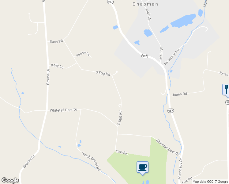 map of restaurants, bars, coffee shops, grocery stores, and more near 291 S Egg Rd in Bath
