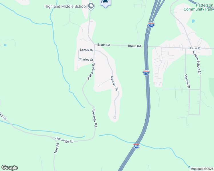 map of restaurants, bars, coffee shops, grocery stores, and more near 100 Watson Trail Drive in Beaver Falls