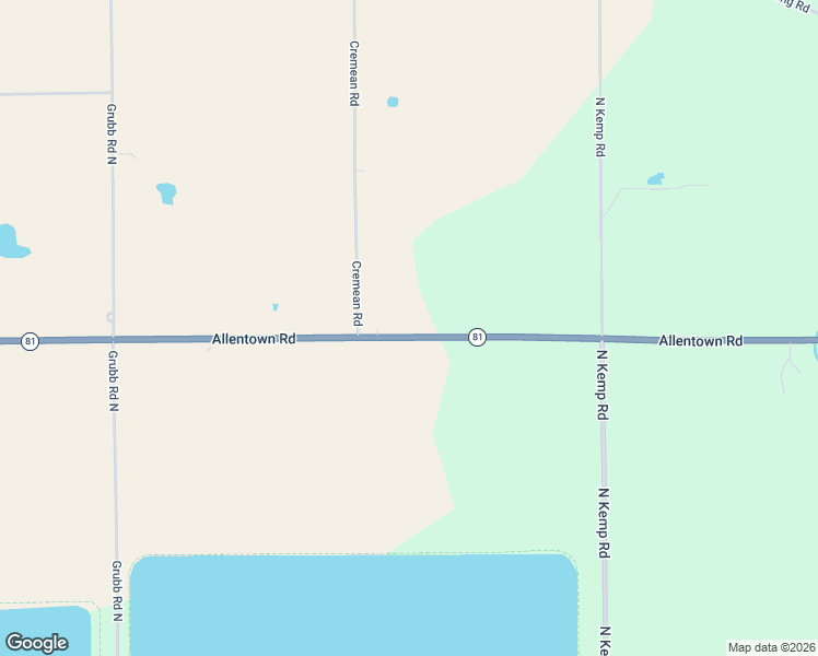 map of restaurants, bars, coffee shops, grocery stores, and more near 6680 Allentown Road in Elida