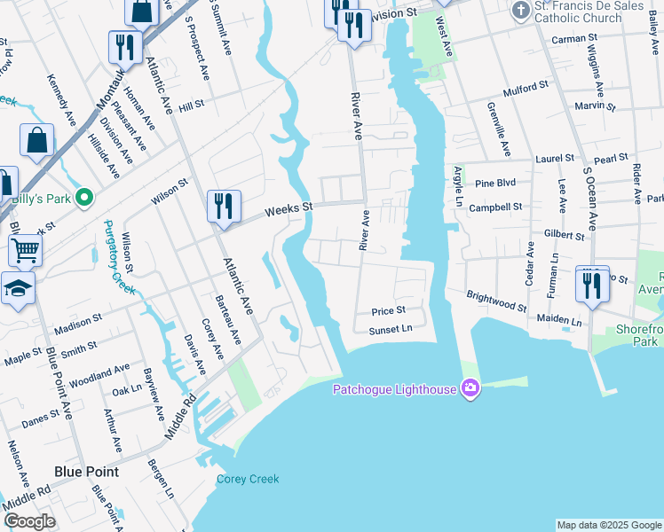 map of restaurants, bars, coffee shops, grocery stores, and more near in 