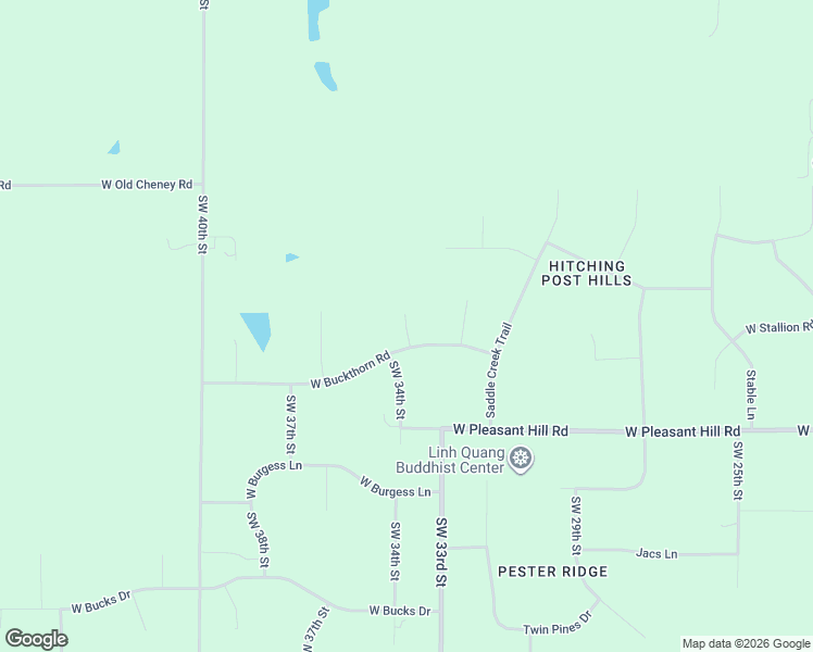 map of restaurants, bars, coffee shops, grocery stores, and more near 6100 Southwest 34th Street in Lincoln