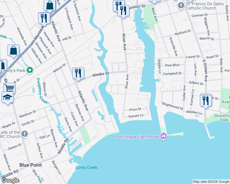 map of restaurants, bars, coffee shops, grocery stores, and more near in 