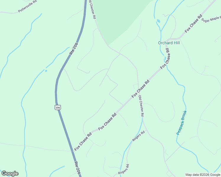 map of restaurants, bars, coffee shops, grocery stores, and more near 45O Old Chester-Gladstone Road in Chester Township