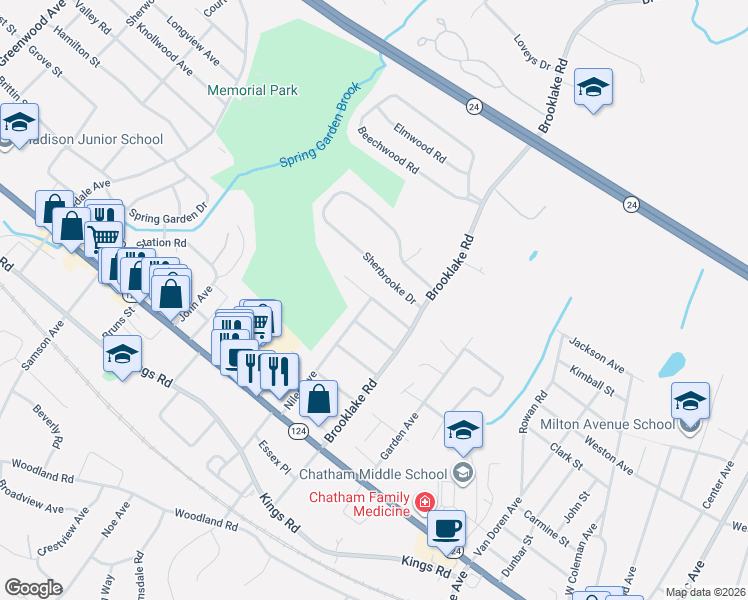 map of restaurants, bars, coffee shops, grocery stores, and more near 61 Niles Avenue in Madison