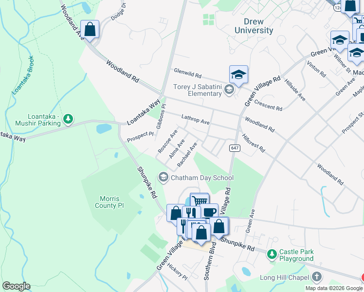 map of restaurants, bars, coffee shops, grocery stores, and more near 14 Alma Avenue in Madison