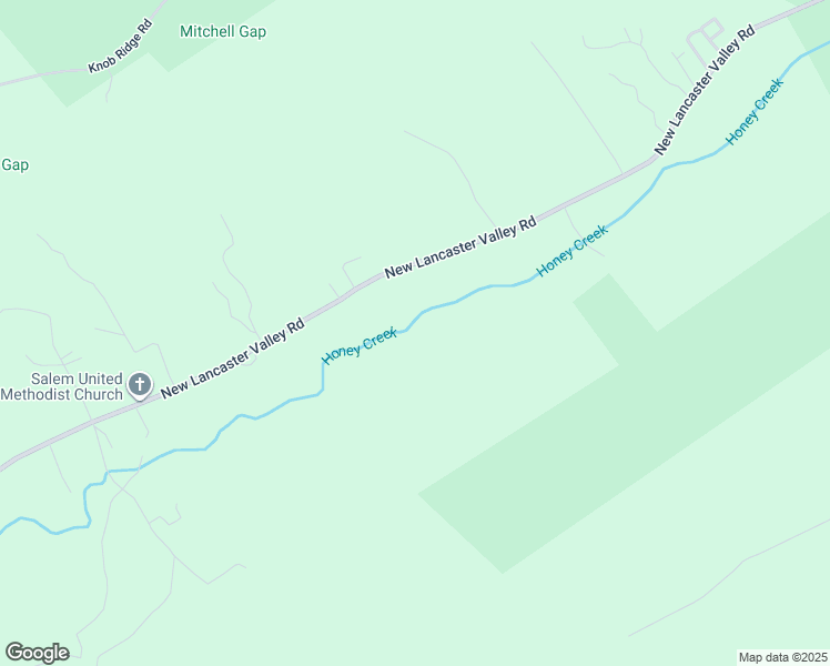 map of restaurants, bars, coffee shops, grocery stores, and more near 3654 New Lancaster Valley Road in Milroy