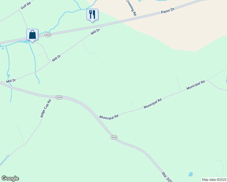 map of restaurants, bars, coffee shops, grocery stores, and more near in New Ringgold