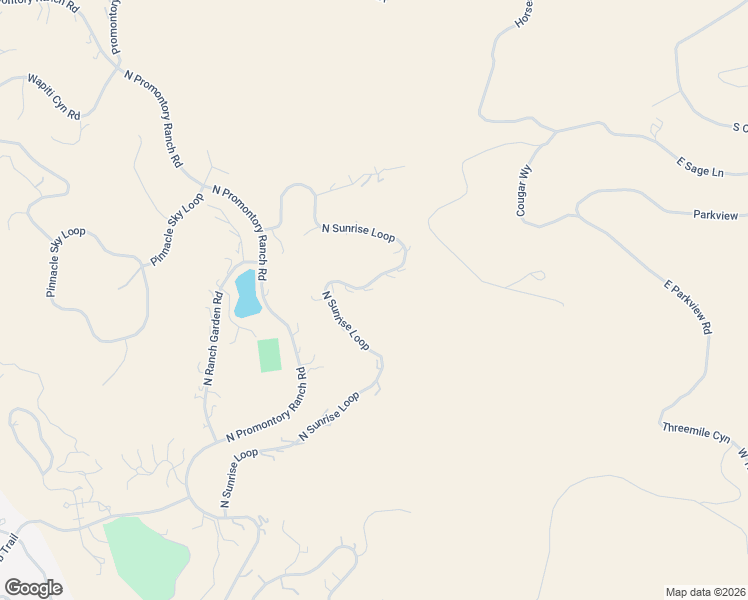 map of restaurants, bars, coffee shops, grocery stores, and more near 8270 North Sunrise Loop in Park City