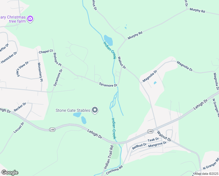 map of restaurants, bars, coffee shops, grocery stores, and more near 3823 Sycamore Drive in Northampton
