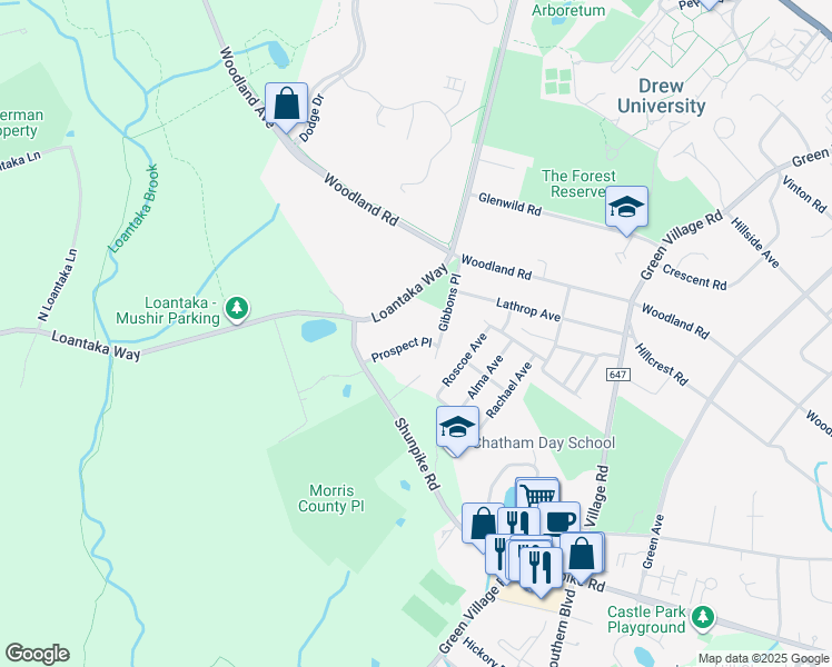 map of restaurants, bars, coffee shops, grocery stores, and more near 5 Prospect Place in Madison