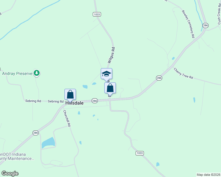 map of restaurants, bars, coffee shops, grocery stores, and more near 86 Wilgus Road in Hillsdale