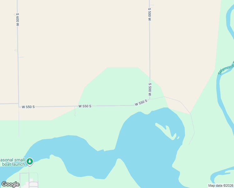 map of restaurants, bars, coffee shops, grocery stores, and more near 5226 West 550 South in Huntington