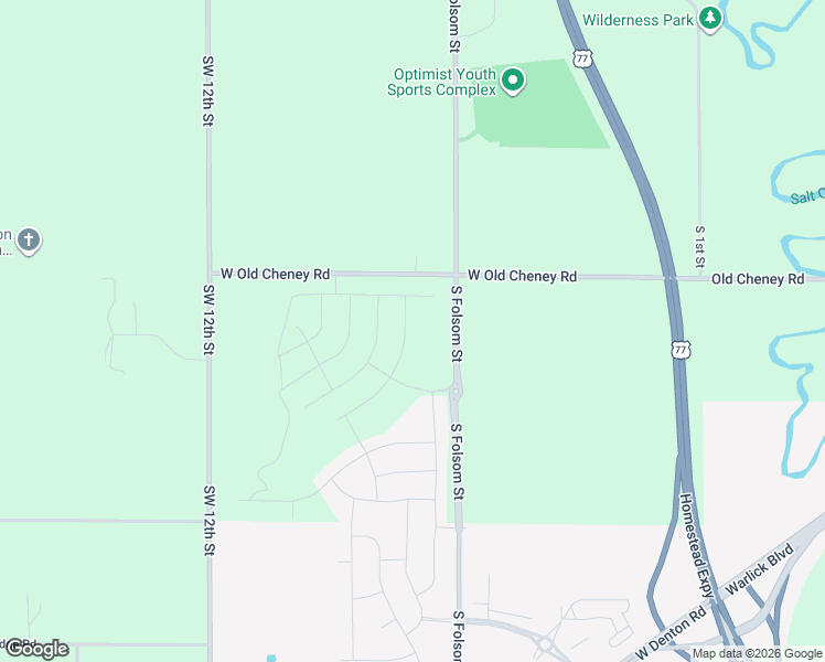 map of restaurants, bars, coffee shops, grocery stores, and more near 5701-6371 South Folsom Street in Lincoln