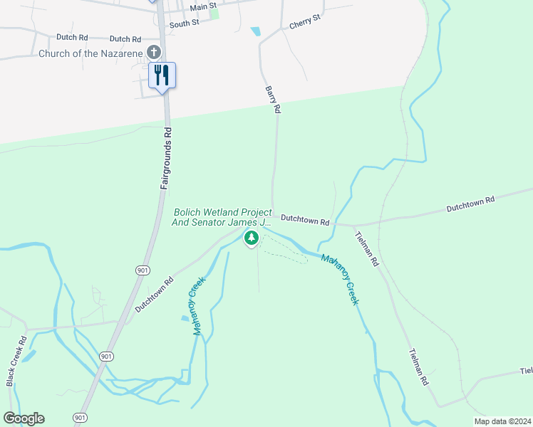 map of restaurants, bars, coffee shops, grocery stores, and more near 111 Dutchtown Road in Ashland