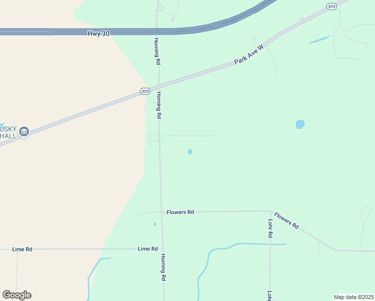 map of restaurants, bars, coffee shops, grocery stores, and more near 187 South Horning Road in Mansfield