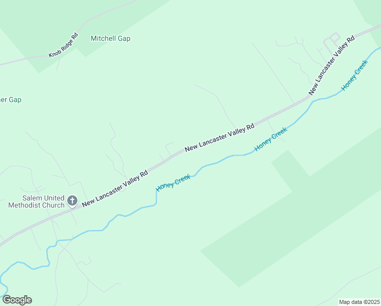 map of restaurants, bars, coffee shops, grocery stores, and more near 3742 New Lancaster Valley Road in Milroy