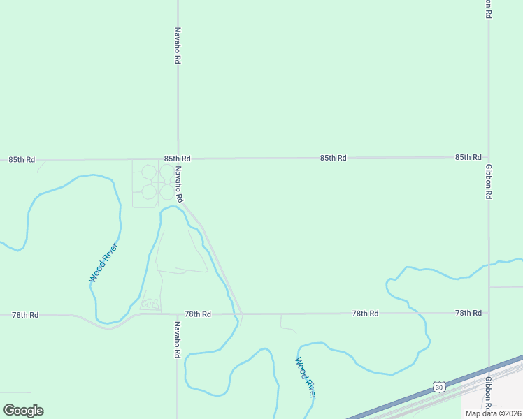 map of restaurants, bars, coffee shops, grocery stores, and more near 45862 85th Road in Gibbon