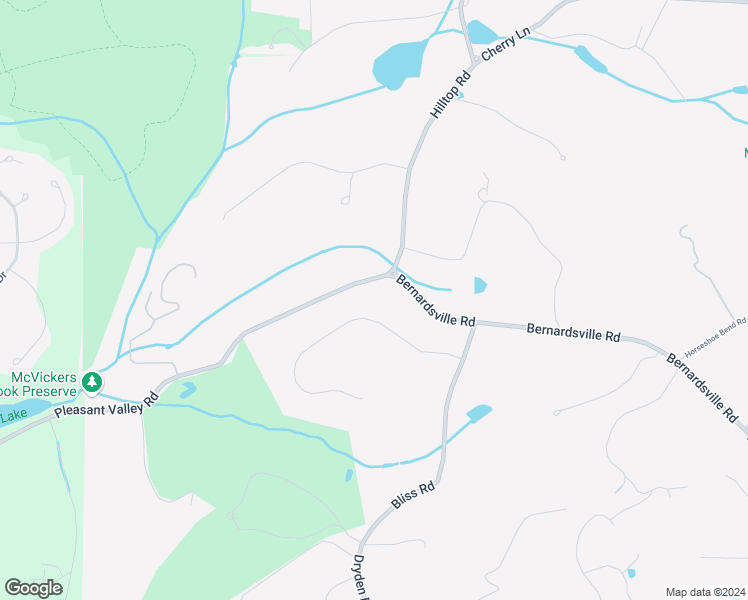 map of restaurants, bars, coffee shops, grocery stores, and more near 9 Balbrook Drive in Mendham