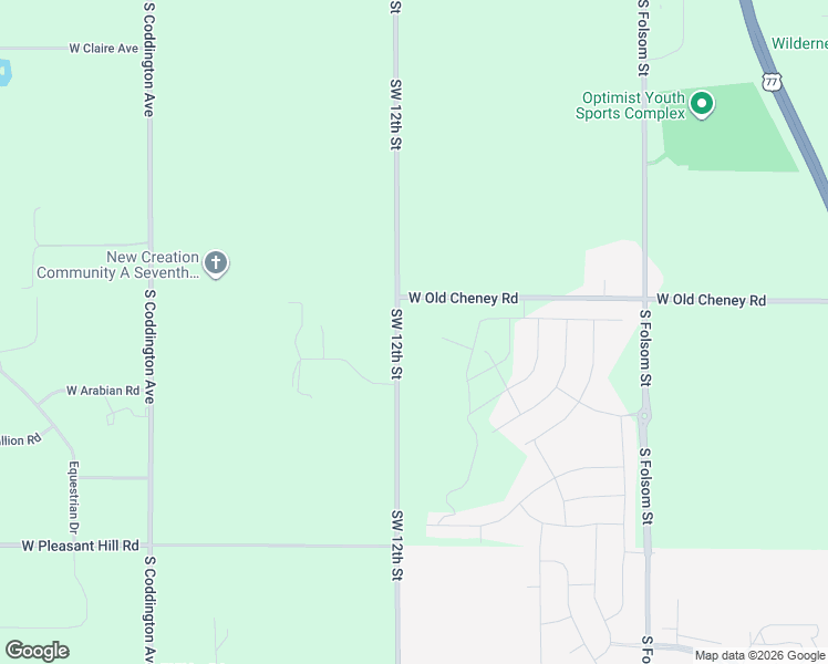 map of restaurants, bars, coffee shops, grocery stores, and more near 5700 Southwest 12th Street in Lincoln