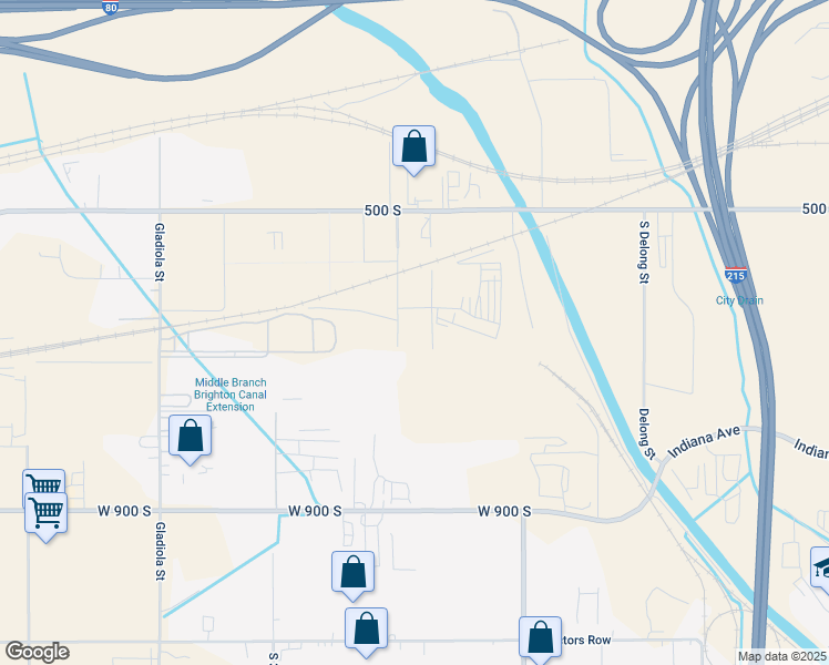 map of restaurants, bars, coffee shops, grocery stores, and more near 675 Fulton Street in Salt Lake City