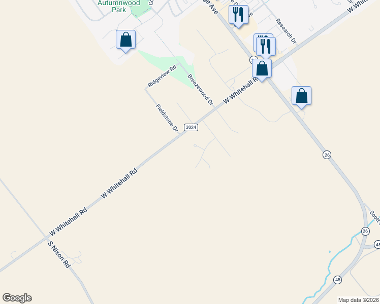 map of restaurants, bars, coffee shops, grocery stores, and more near 2276 Corl Circle in State College