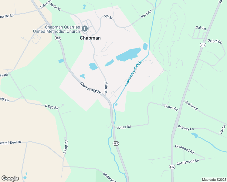 map of restaurants, bars, coffee shops, grocery stores, and more near 2552 Monocacy Avenue in Bath