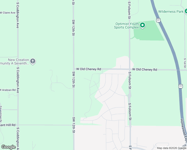 map of restaurants, bars, coffee shops, grocery stores, and more near 801 West Old Cheney Road in Lincoln