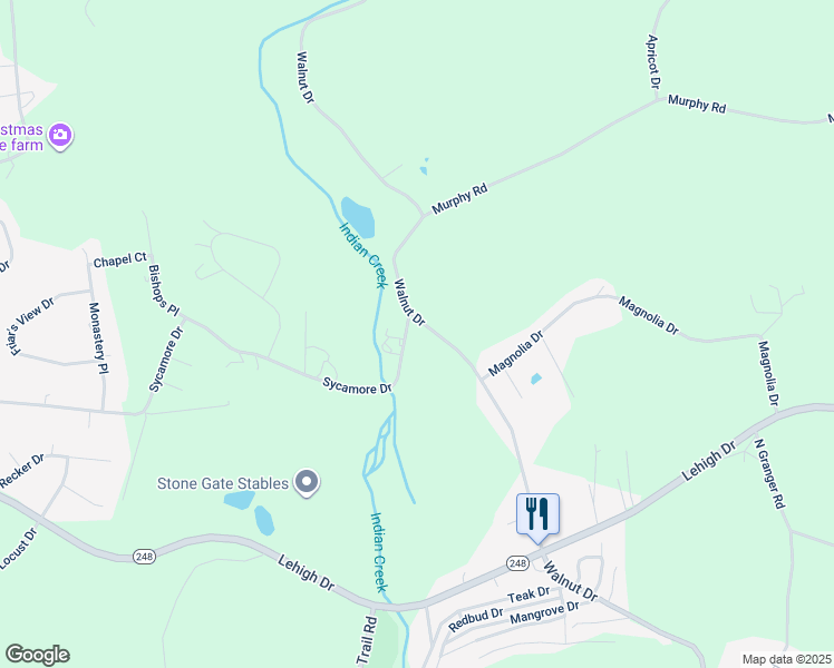 map of restaurants, bars, coffee shops, grocery stores, and more near 3795 Sycamore Drive in Northampton