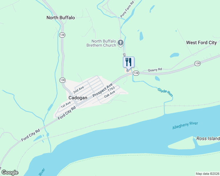 map of restaurants, bars, coffee shops, grocery stores, and more near 274 Prospect Avenue in Freeport