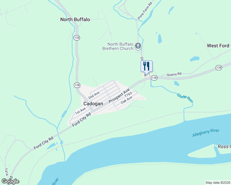 map of restaurants, bars, coffee shops, grocery stores, and more near 356 1st Avenue in Freeport