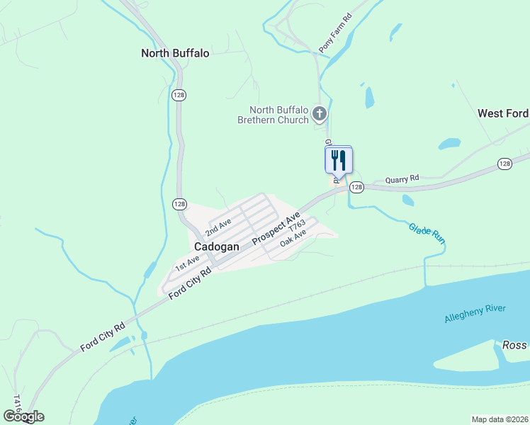 map of restaurants, bars, coffee shops, grocery stores, and more near 356 1st Avenue in Freeport