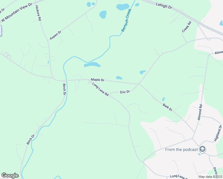map of restaurants, bars, coffee shops, grocery stores, and more near 4610 Eric Drive in Walnutport