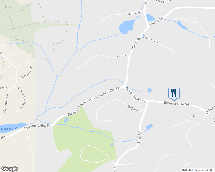 map of restaurants, bars, coffee shops, grocery stores, and more near 37 Pleasant Valley Road in Mendham