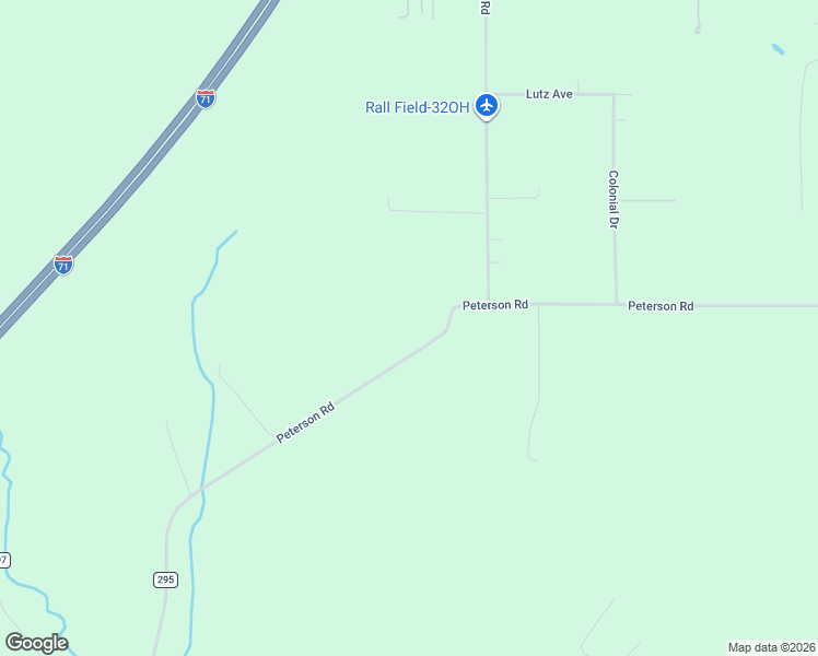 map of restaurants, bars, coffee shops, grocery stores, and more near 2539-2565 Peterson Road in Mansfield