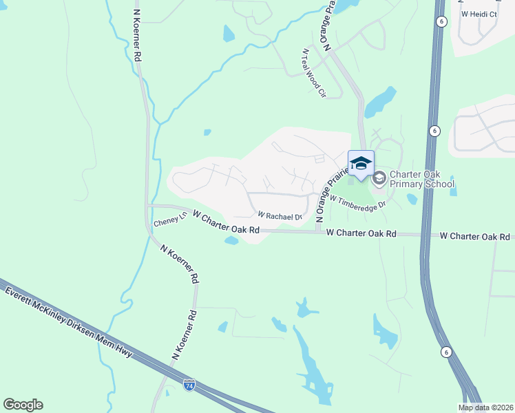map of restaurants, bars, coffee shops, grocery stores, and more near 5606 W Timberedge Dr in Peoria