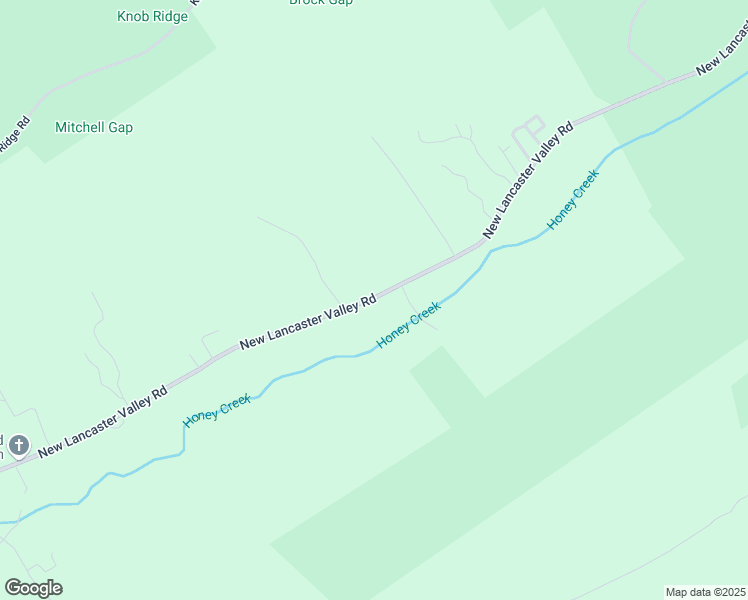 map of restaurants, bars, coffee shops, grocery stores, and more near 3895 New Lancaster Valley Road in Milroy