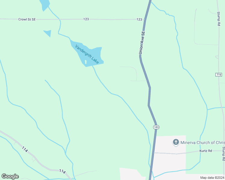 map of restaurants, bars, coffee shops, grocery stores, and more near in Minerva