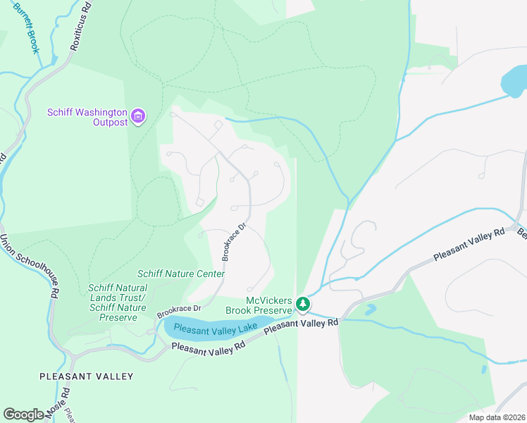 map of restaurants, bars, coffee shops, grocery stores, and more near 1 McVickers Lane in Mendham