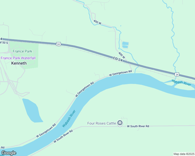 map of restaurants, bars, coffee shops, grocery stores, and more near 3716 West Georgetown Road in Logansport
