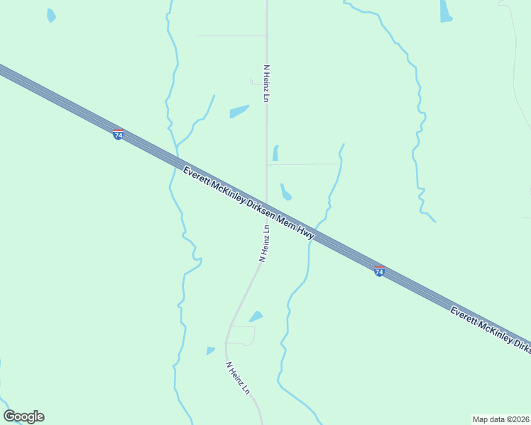 map of restaurants, bars, coffee shops, grocery stores, and more near Interstate 74 in Peoria