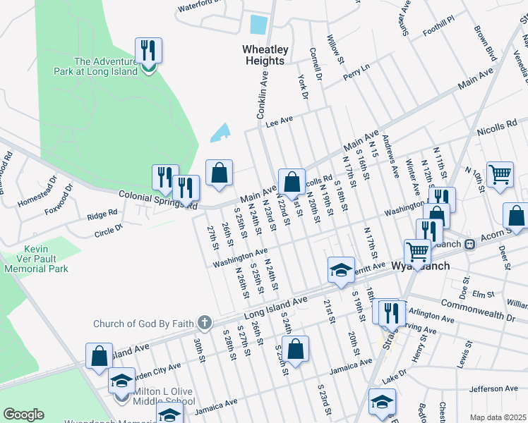 152 North 23rd Street, Wheatley Heights NY Walk Score