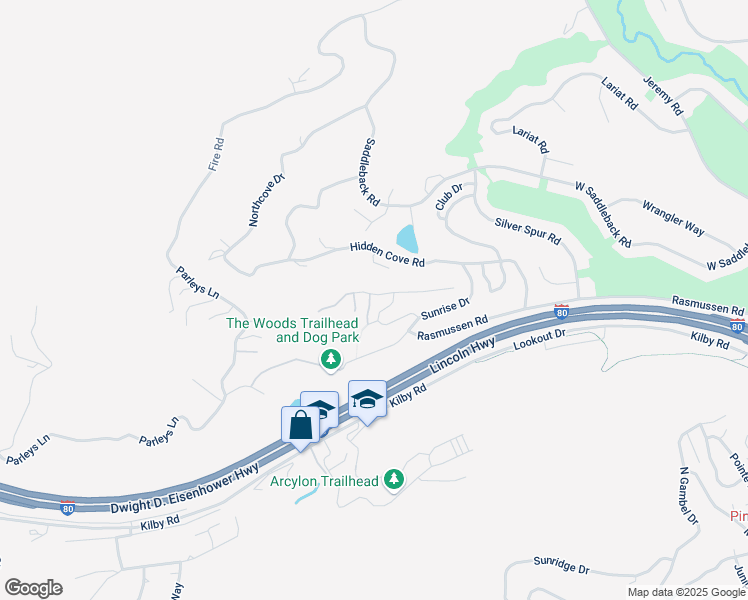 map of restaurants, bars, coffee shops, grocery stores, and more near 4219 Hilltop Drive in Park City