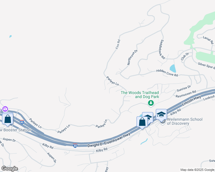 map of restaurants, bars, coffee shops, grocery stores, and more near 8935 Parleys Lane in Park City