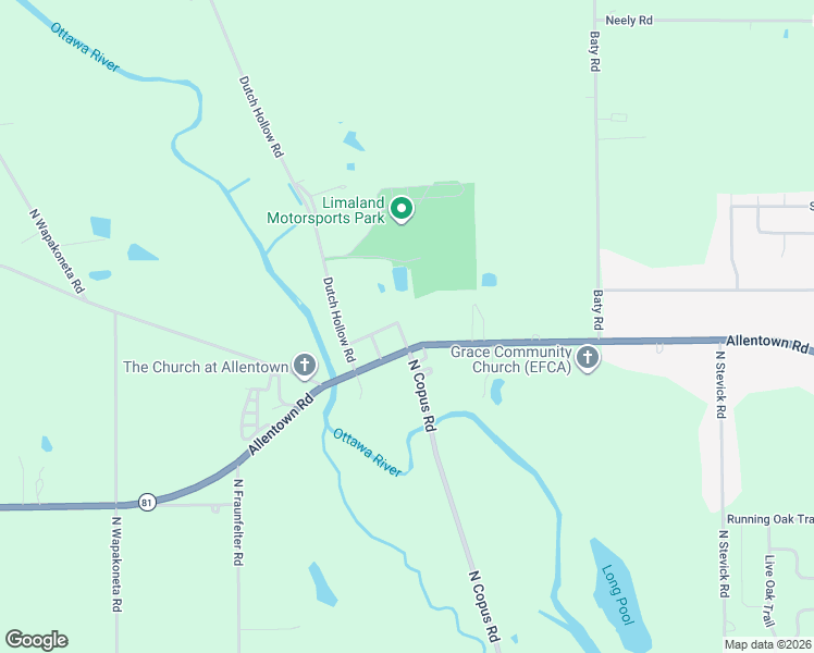 map of restaurants, bars, coffee shops, grocery stores, and more near 1580 Van Buren Street in Lima