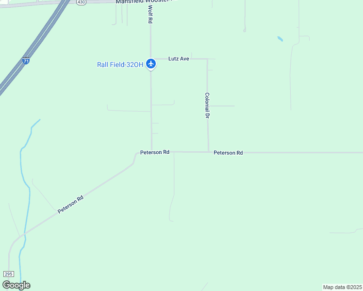 map of restaurants, bars, coffee shops, grocery stores, and more near 2715 Peterson Road in Mansfield